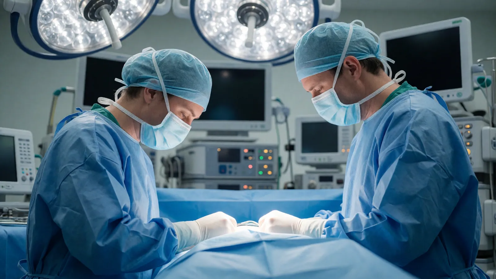 The surgical team monitoring anaesthesia at Woodside Vet & Care in Woodside, Queens, NY
